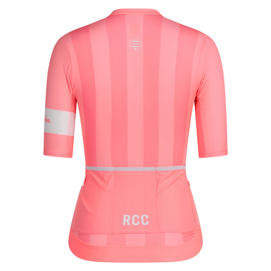 RAPHA RCC Pro Team Women Jersey - PIK Pink/High Vis Pink