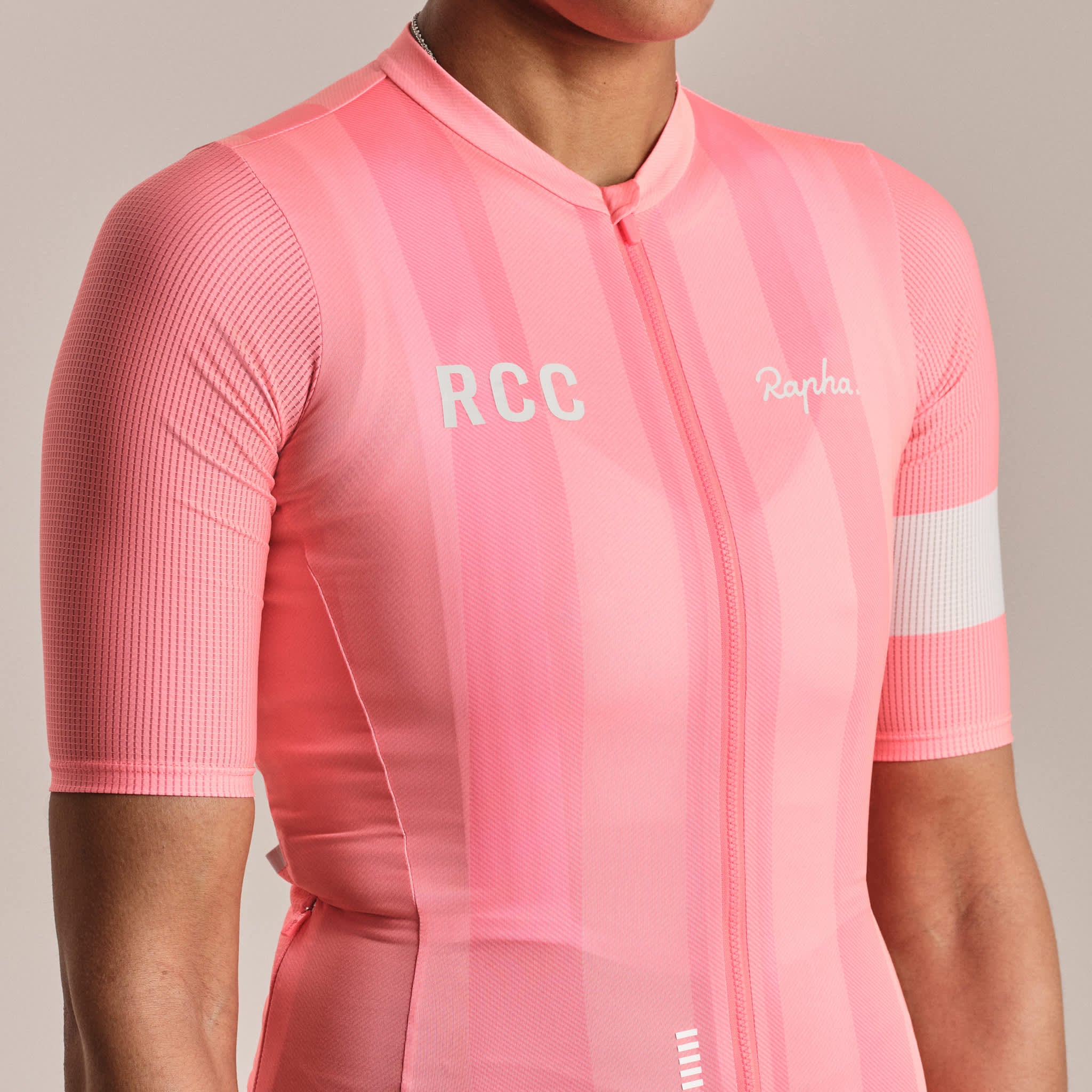 RAPHA RCC Pro Team Women Jersey - PIK Pink/High Vis Pink