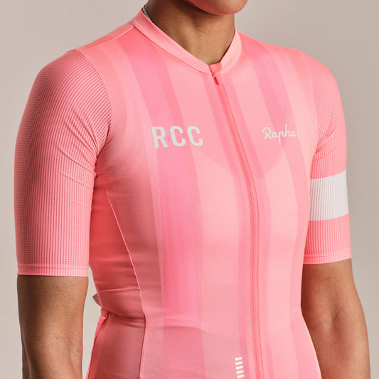 RAPHA RCC Pro Team Women Jersey - PIK Pink/High Vis Pink