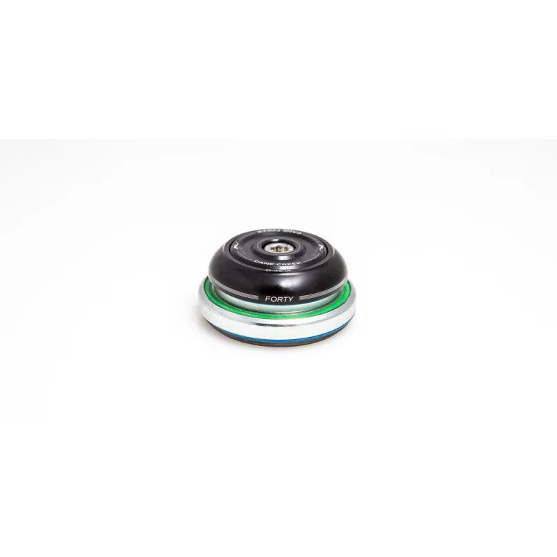 Cane Creek 40 Short Cover Complete Headset Tapered IS42/28.6 IS52/40 - Black & Silver