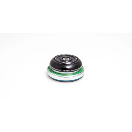 Cane Creek 40 Short Cover Complete Headset Tapered IS42/28.6 IS52/40 - Black & Silver