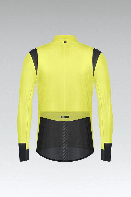 GOBIK PLUVIA UNISEX LEHKÁ CYKLISTICKÁ BUNDA PROTI DEŠTI - CITRONELL