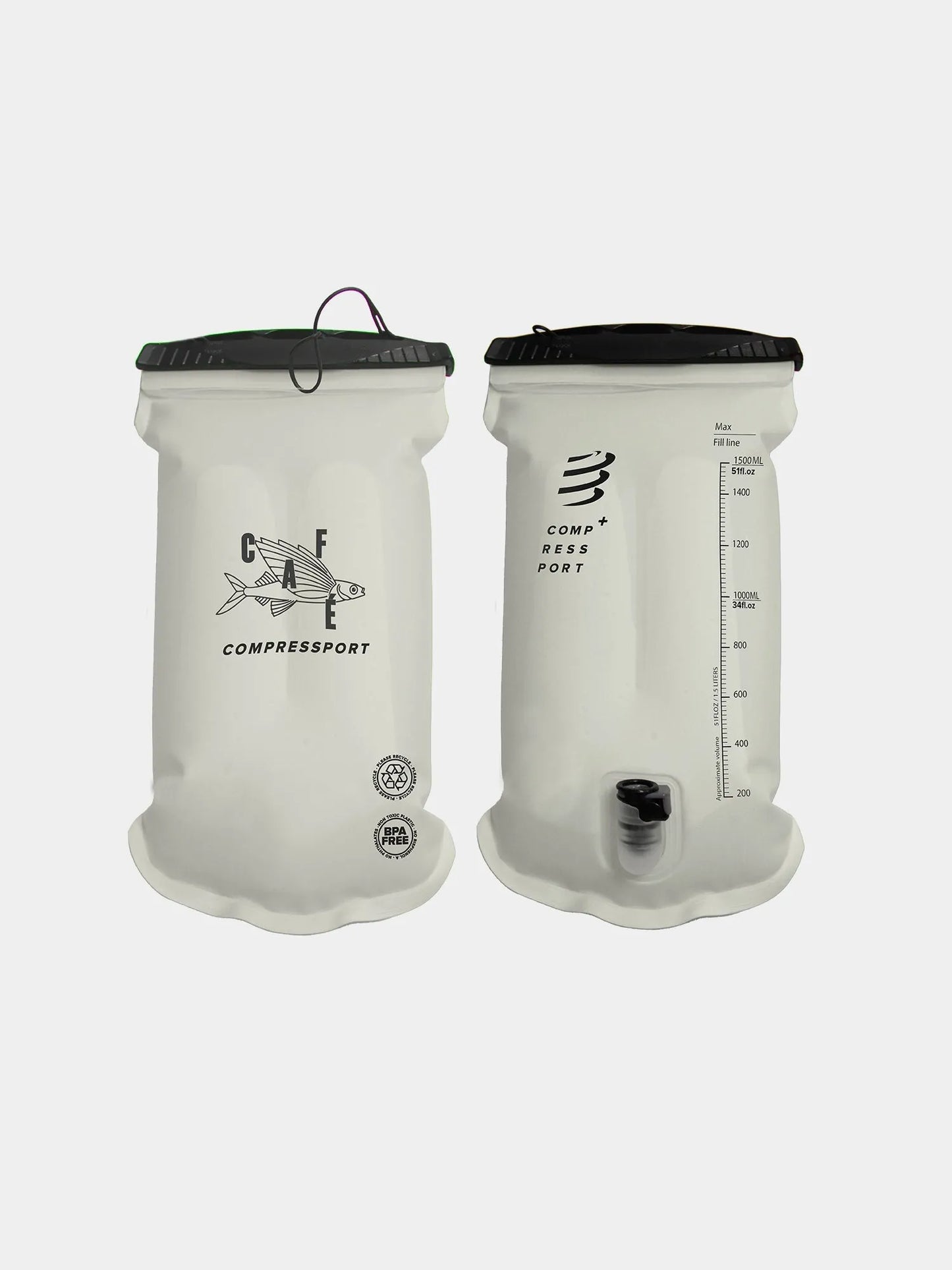 CAFÉ DU CYCLISTE UltRide Evo 8 Hydratation Vest - Gray/Green