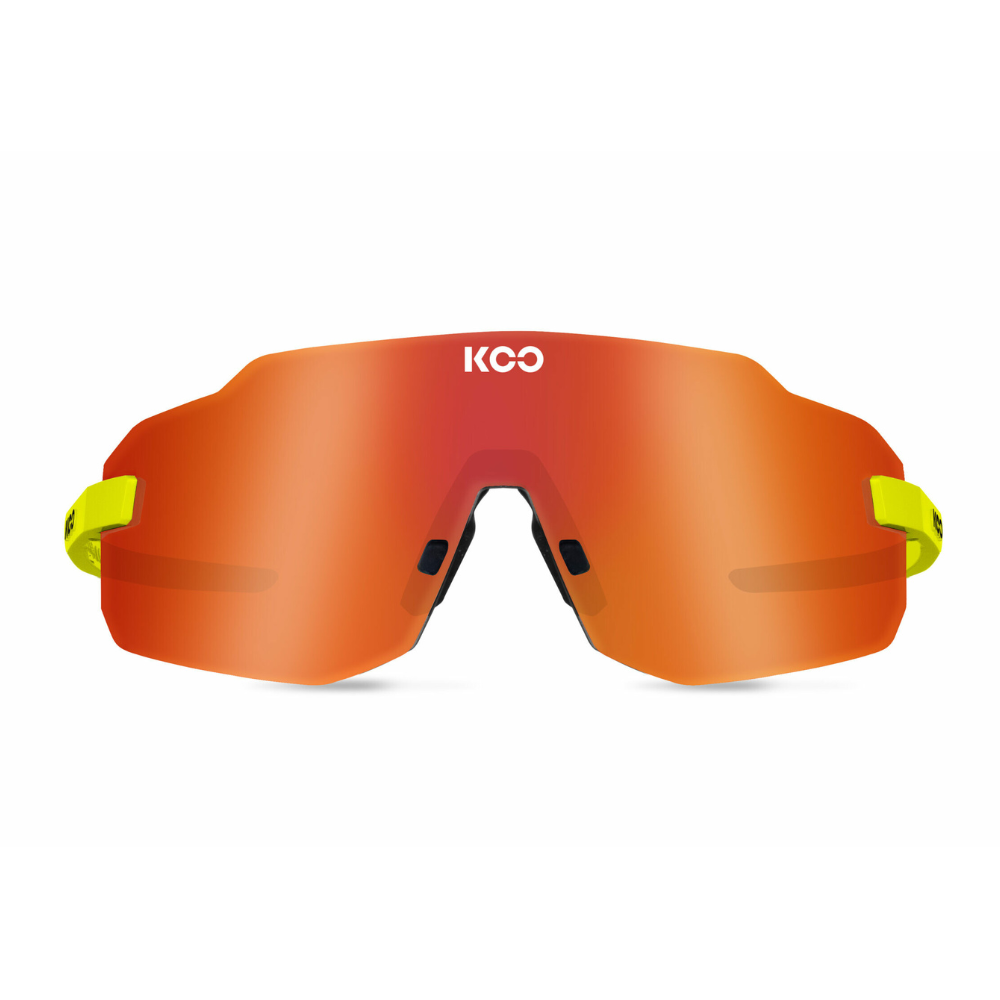 KOO SUPERNOVA Sonnenbrille - YELLOW FLUO/RED