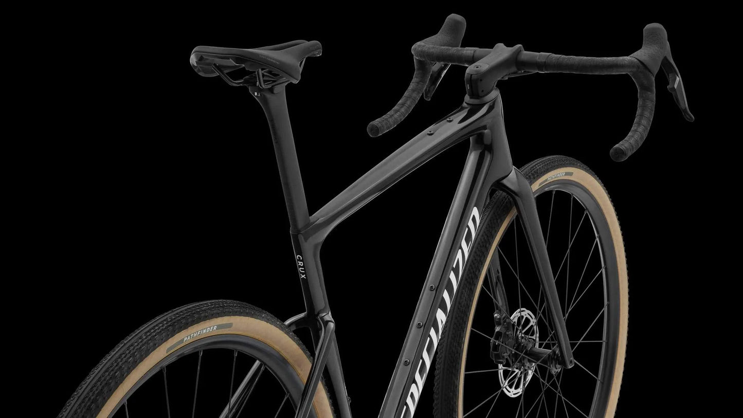 Crux 5 Comp - SRAM Rival XPLR - Metallic Obsidian/Dune White