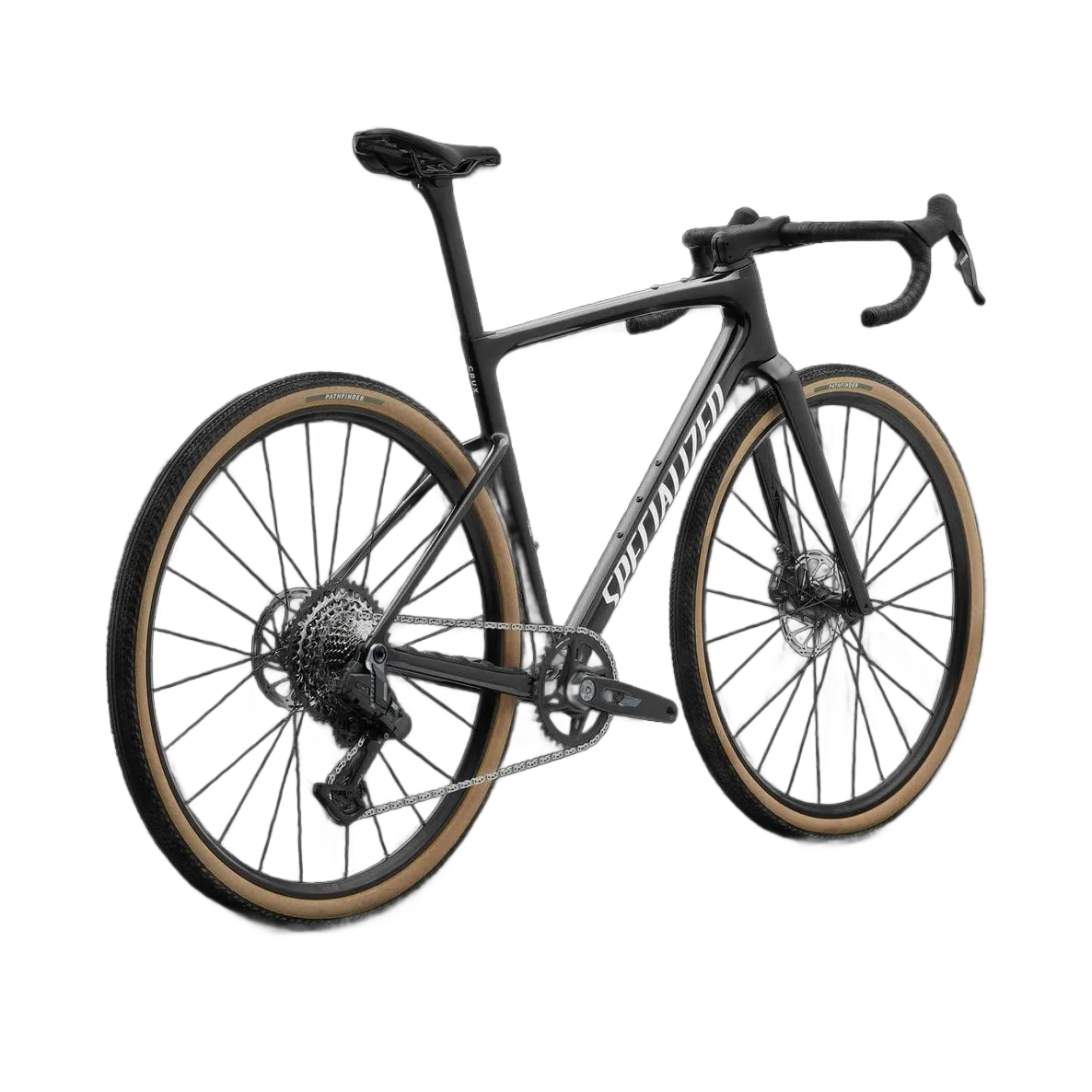 Crux 5 Comp - SRAM Rival XPLR - Metallic Obsidian/Dune White