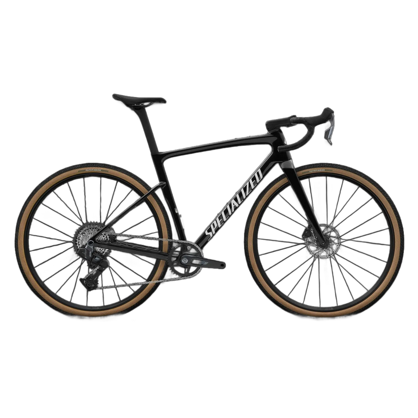 Crux 5 Comp - SRAM Rival XPLR - Metallic Obsidian/Dune White