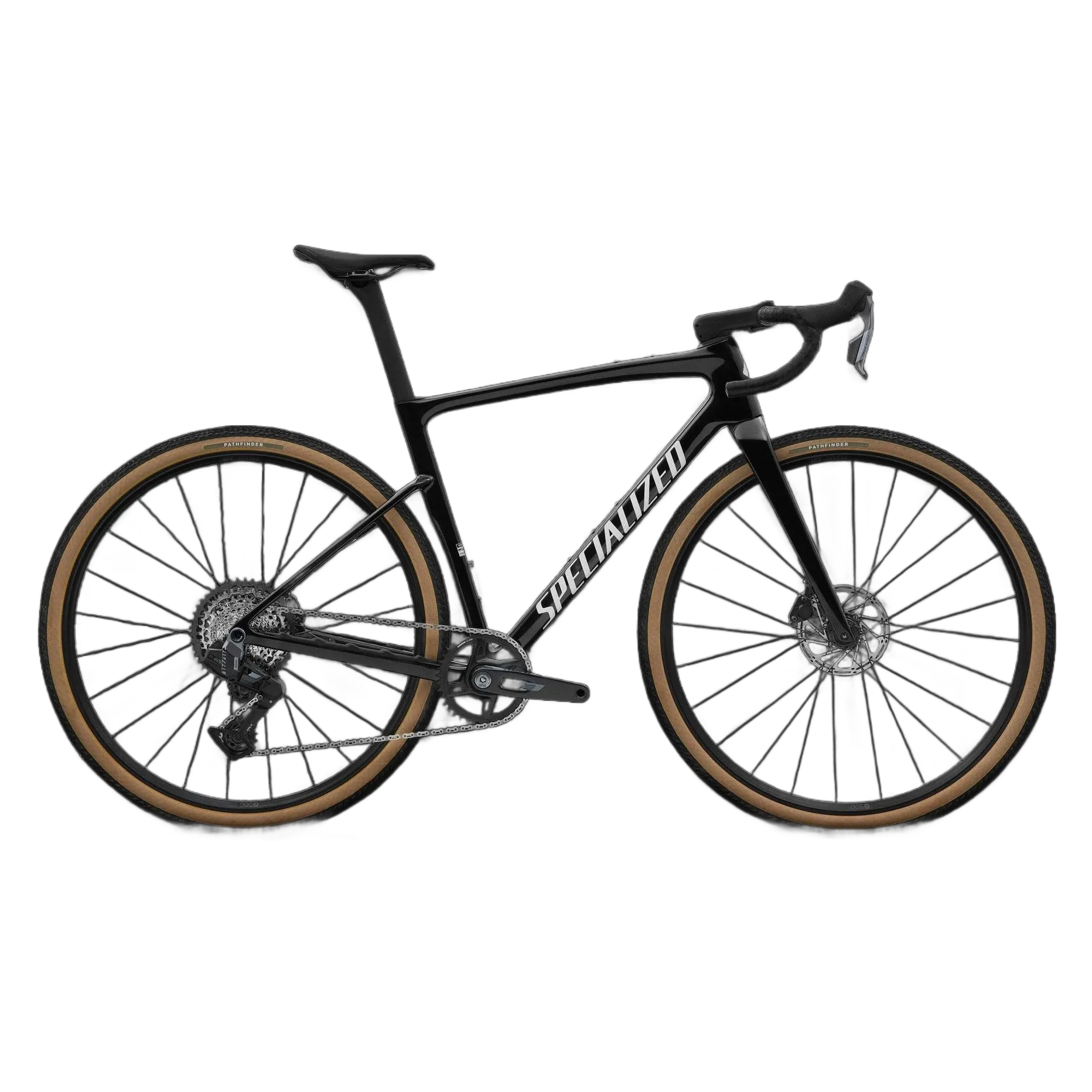 Crux 5 Comp - SRAM Rival XPLR - Metallic Obsidian/Dune White