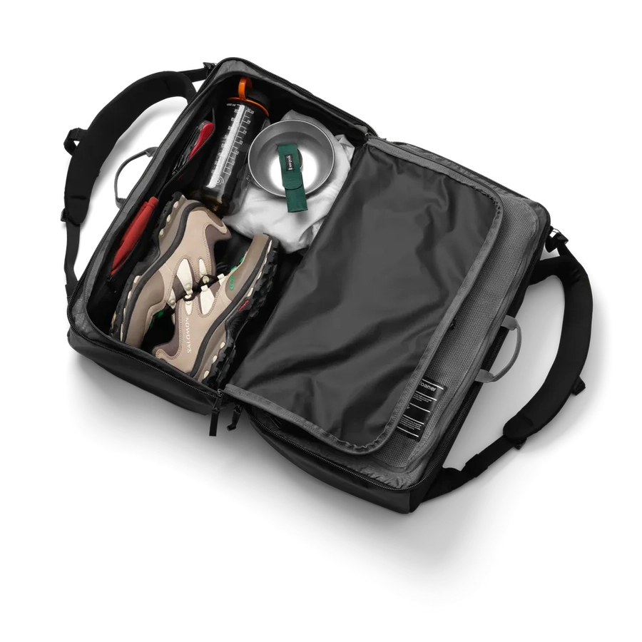 DB Journey Roamer Pro Split Duffel Backpack 50L - Black Out Copy