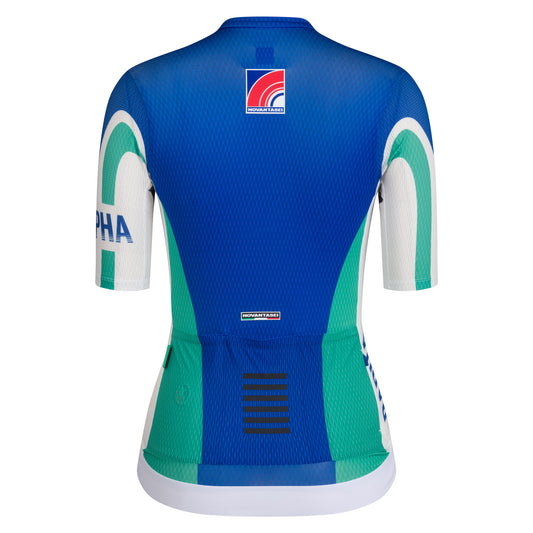 RAPHA Donna Pro Team Maglia ciclismo Novantasei - WBE Bianco/Blue