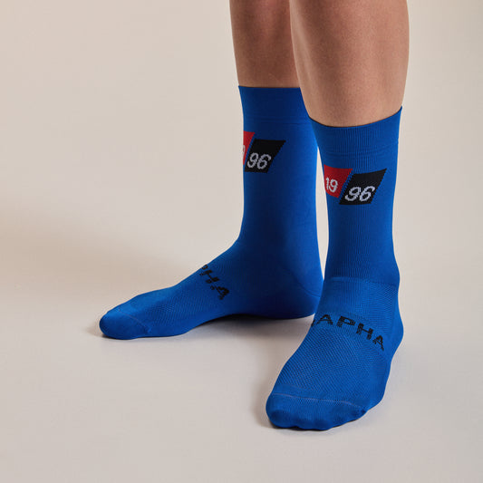 RAPHA Pro Team Socks Regular Novantasei - BAK Blue/Black