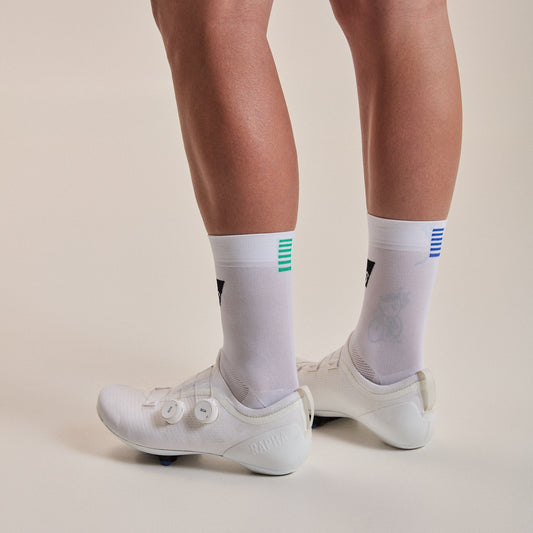 RAPHA Pro Team Sokker Regular Novantasei - WHB Hvid/Sort