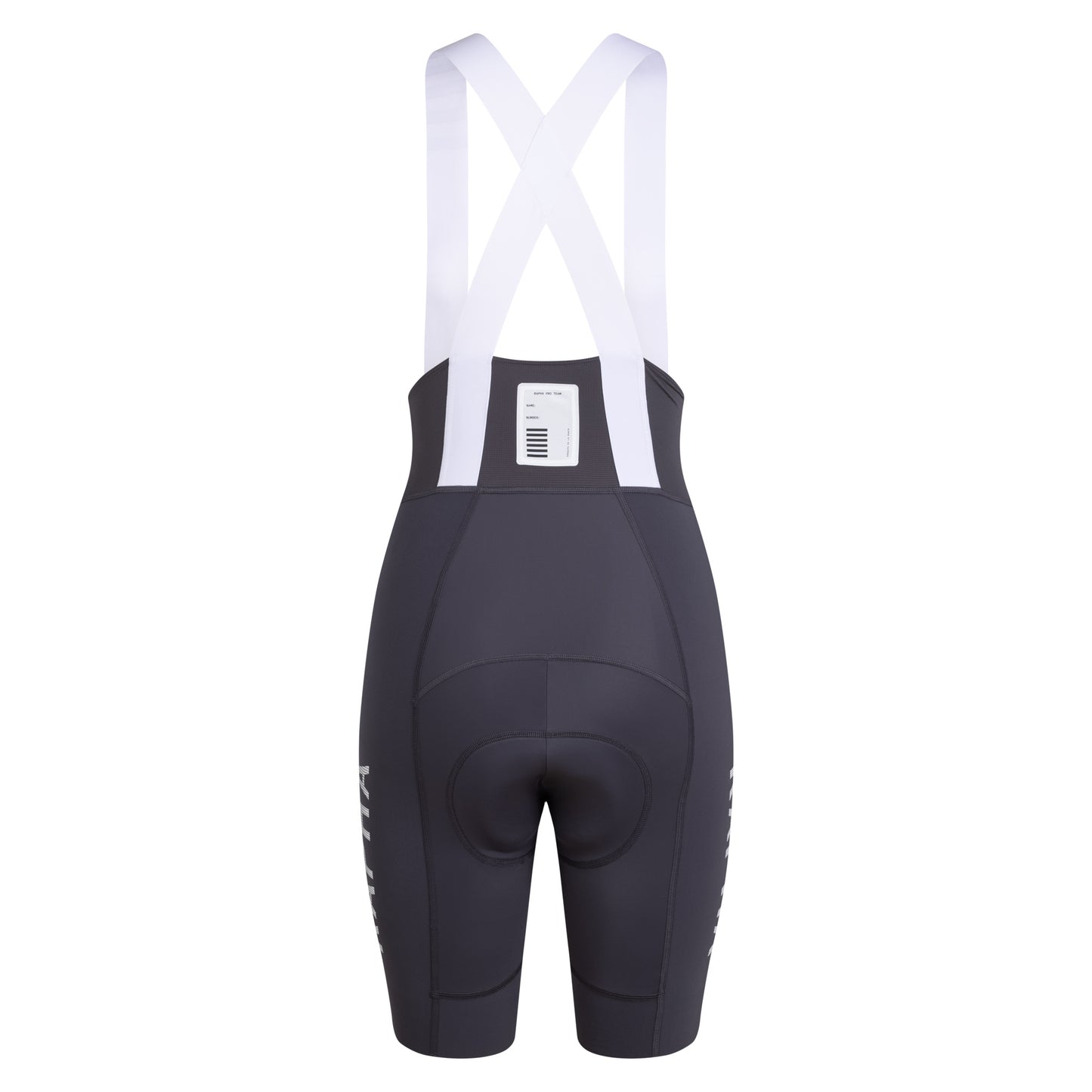 RAPHA PRO TEAM Cykelbukser med seler III - IRON GREY/Hvid