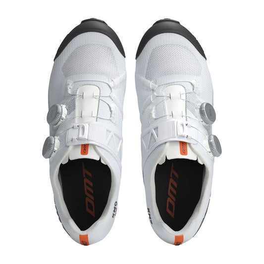 DMT KM0 Evo Gravel Cycling Shoes - White/Silver