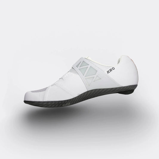DMT KR0 EVO SUPERLIGHT SHOES - WHITE/SILVER