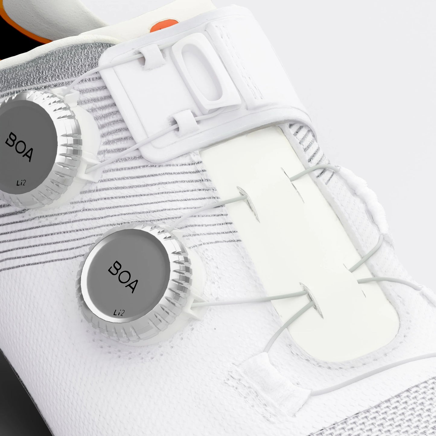 DMT KR0 EVO SUPERLIGHT SHOES - WHITE/SILVER