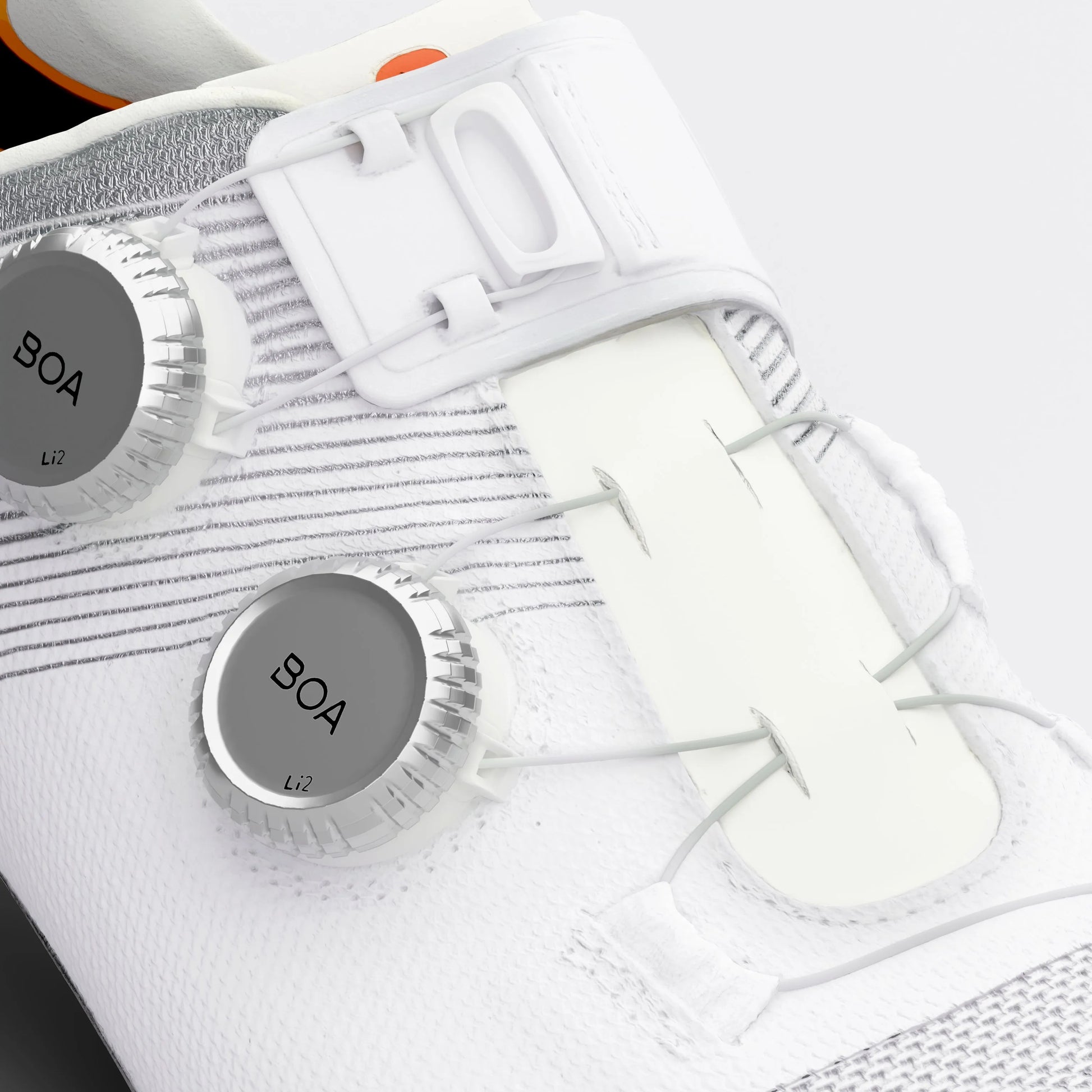 DMT KR0 EVO SUPERLIGHT SHOES - WHITE/SILVER