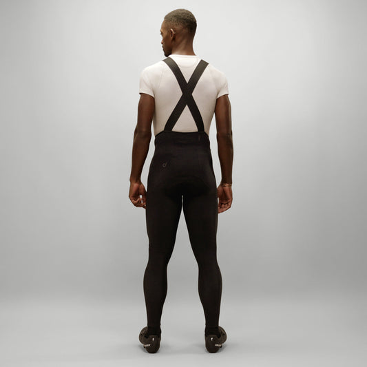 VELOCIO ONE Thermal Cykelbukser med seler Cykelbukser med seler Tights - Sort