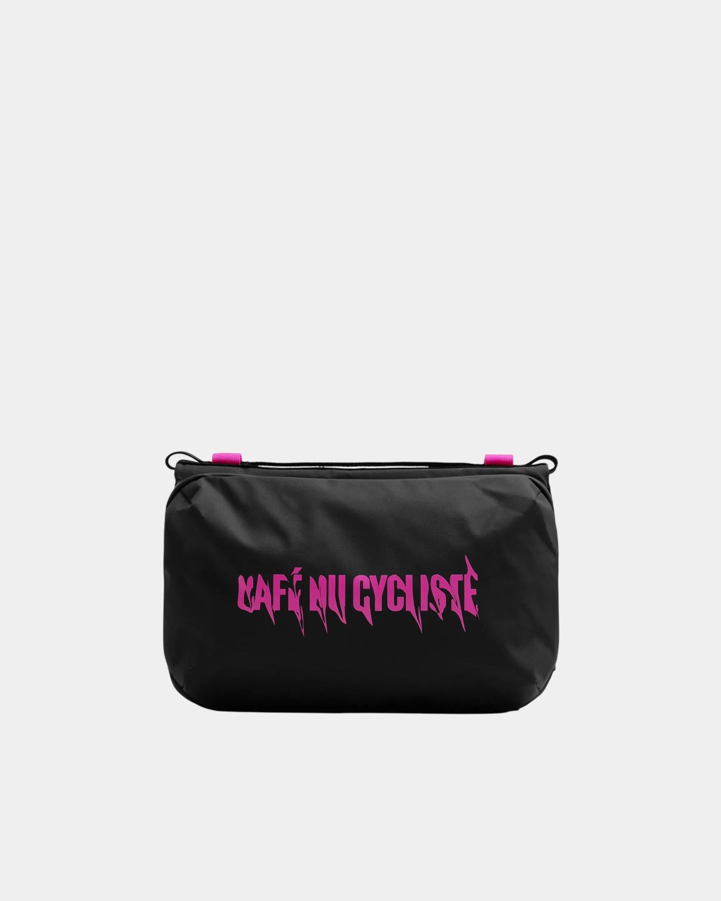 CAFÉ DU CYCLISTE Topologie Large Bottle Sacoche - Black Fuchsia