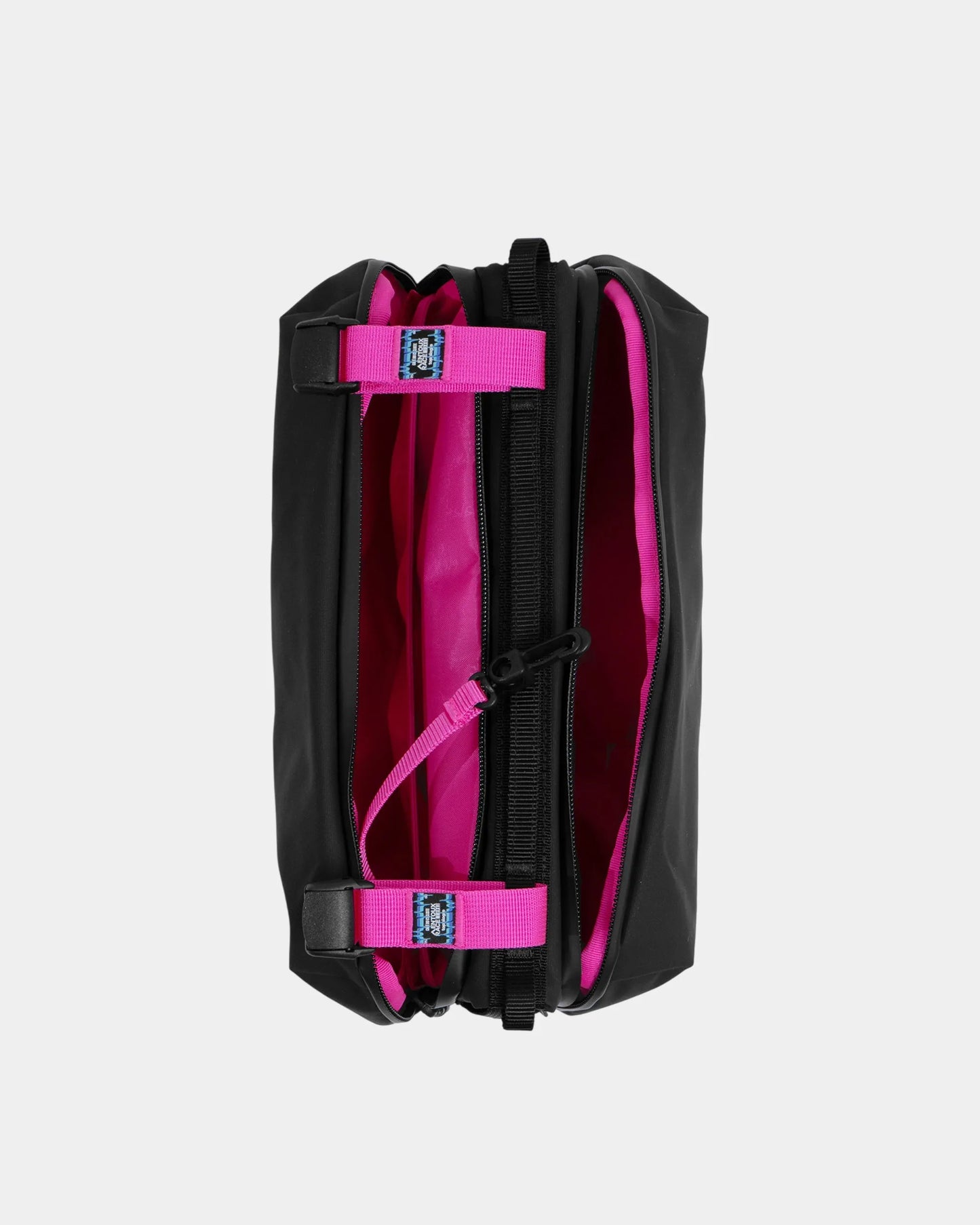 CAFÉ DU CYCLISTE Topologie Large Bottle Sacoche - Black Fuchsia