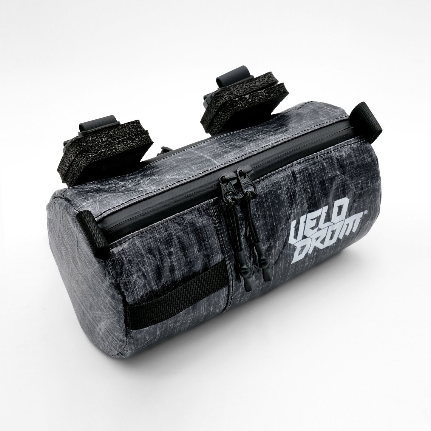 VELODROM Mini Stuur Tas Ripstop - Metallic Black