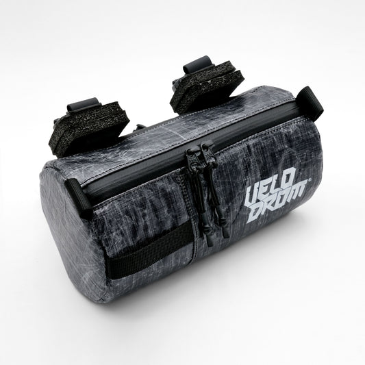 VELODROM Mini Handlebar Bag Ripstop - Metallic Black
