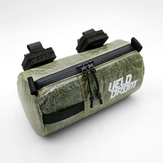 VELODROM Mini Stuur Tas Ripstop - Metallic Green