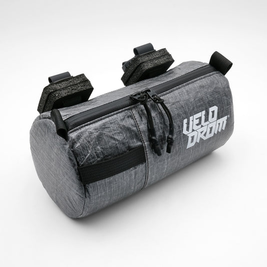 VELODROM Mini Handlebar Bag Ripstop - Metallic Grey