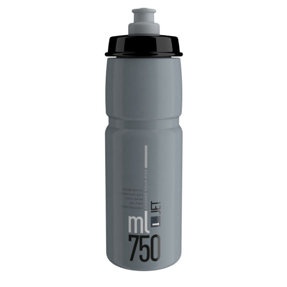 ELITE JET BIDON 750ML - GREY/Negre