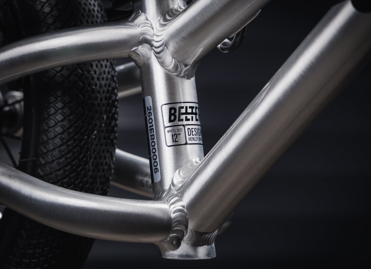 EARLY RIDER Belter 12 Balance Bike - Brushed Aluminium
