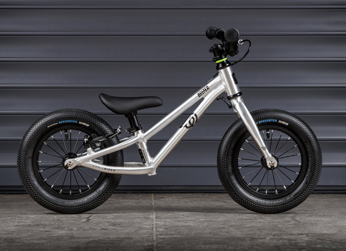 EARLY RIDER Belter 12 Balance Bike - Brushed Aluminium