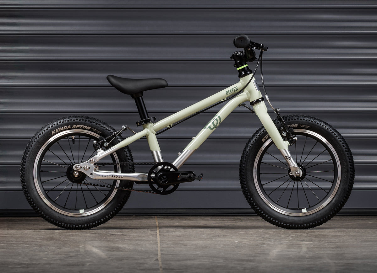 EARLY RIDER Belter 14 Kids Bike - Sage Green/Brushed