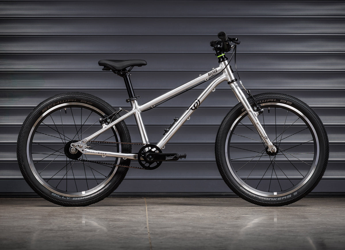 EARLY RIDER Belter 20 Auto Kids Bike - Brushed Aluminium