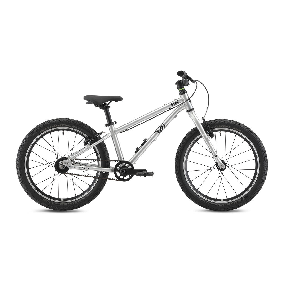 EARLY RIDER Belter 20 Auto Kids Bike - Brushed Aluminium