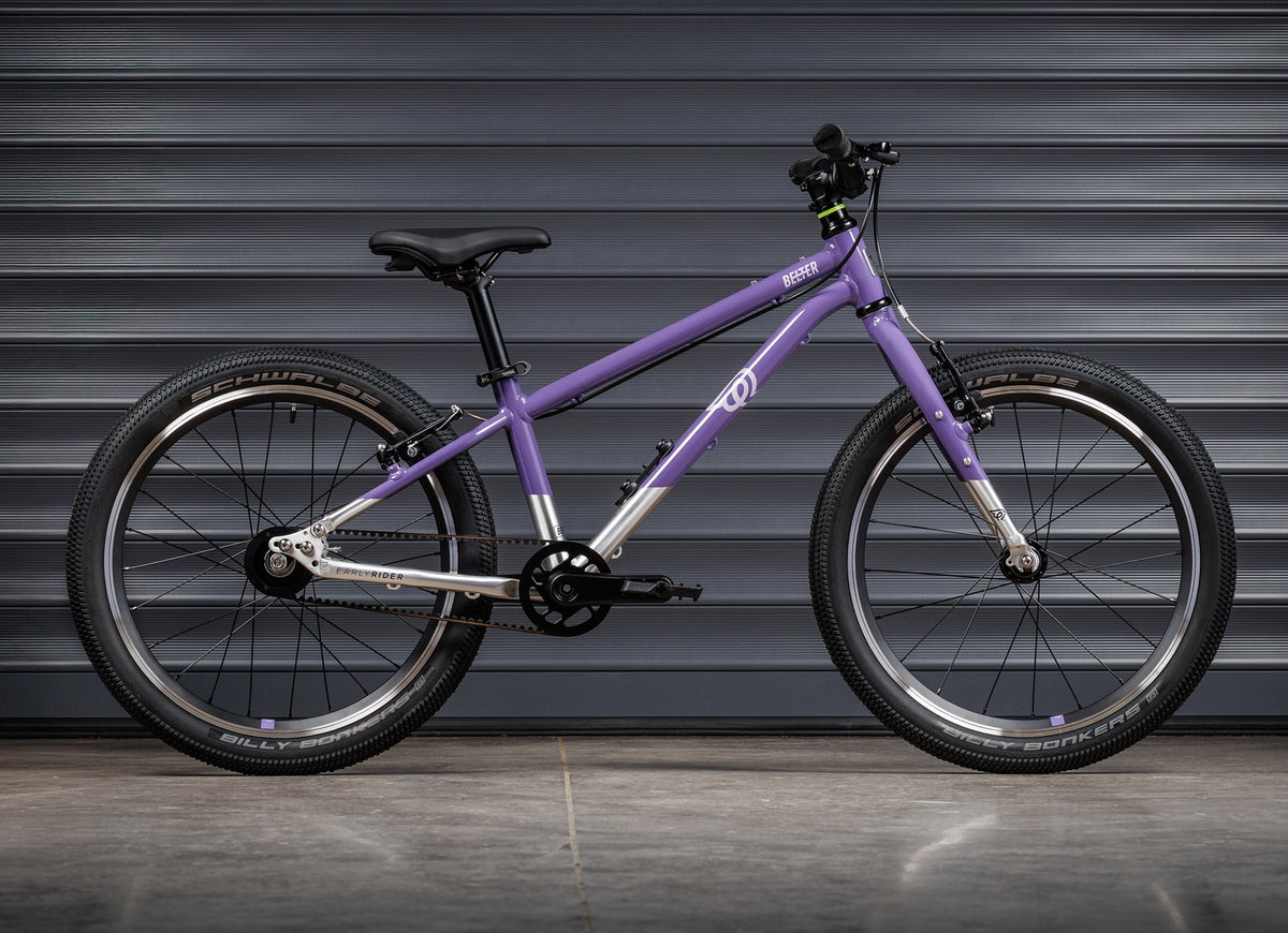 EARLY RIDER Belter 20 Auto Kids Bike - Electric Purple/Brushed