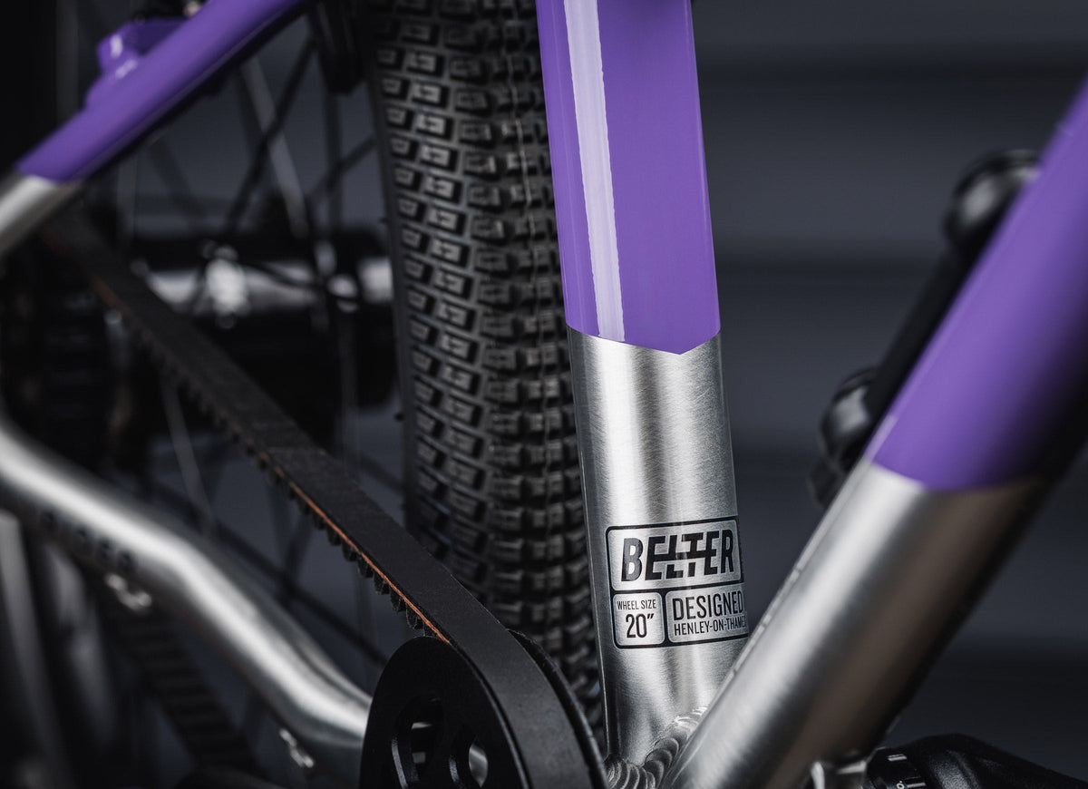 EARLY RIDER Belter 20 Auto Kids Bike - Electric Purple/Brushed
