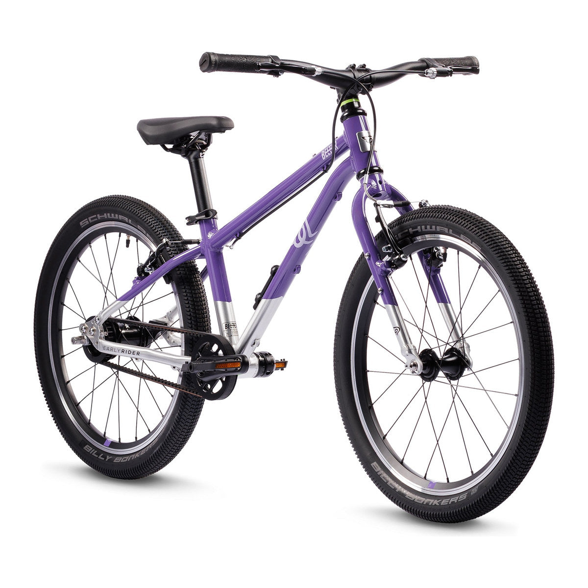 EARLY RIDER Belter 20 Auto Kids Bike - Electric Purple/Brushed