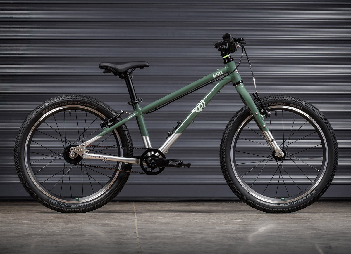 EARLY RIDER Belter 20 Auto Kids Bike - Forest Green/Brushed