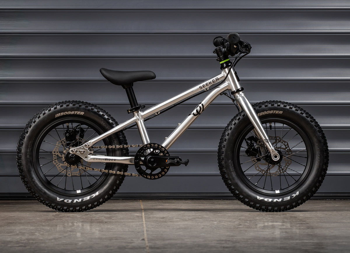 EARLY RIDER Seeker 14 Kids Bike - Brushed Aluminium