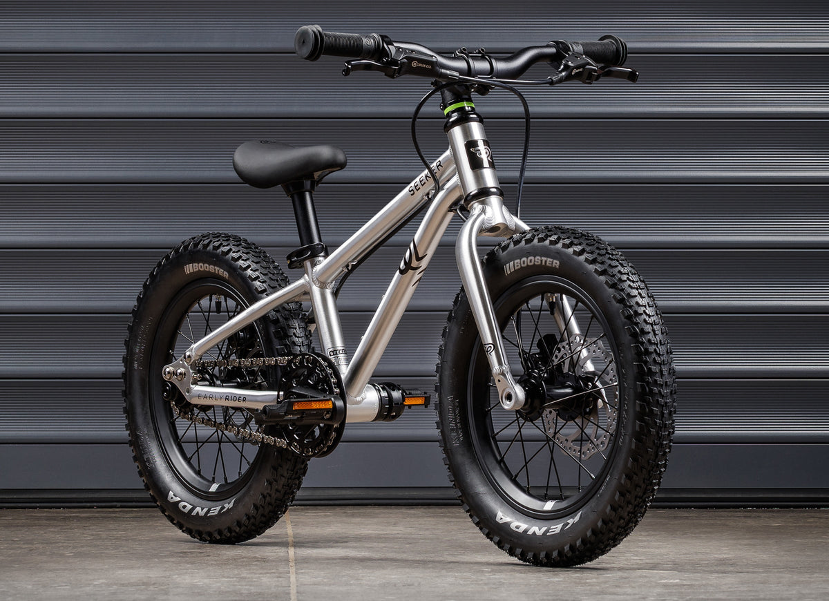 EARLY RIDER Seeker 14 Kids Bike - Brushed Aluminium