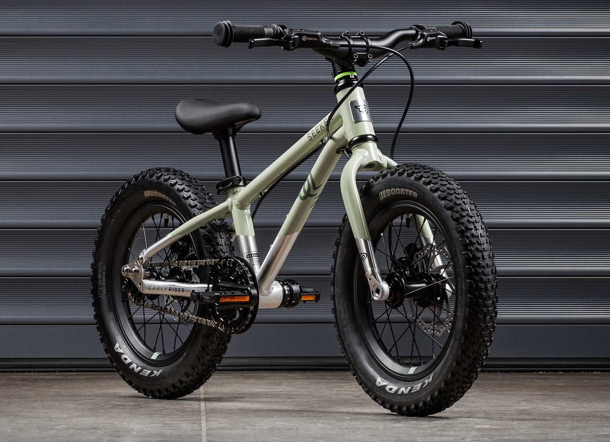 EARLY RIDER Seeker 14 Kids Bike - Sage Green/Brushed