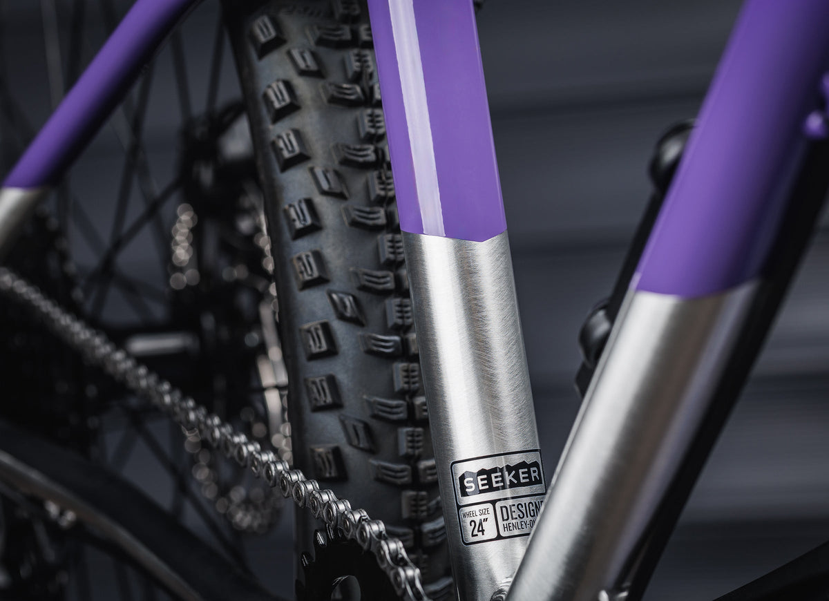 EARLY RIDER Seeker 24 Kids Bike - Electric Purple/Brushed
