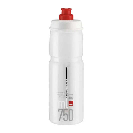 ELITE JET BIDON 750ML - CLEAR/RED