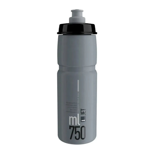 ELITE JET BIDON 750ML - GREY/BLACK