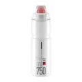 ELITE JET MTB BOTTLE BIDON 750ML - CLEAR/RED