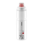ELITE JET MTB BOTTLE BIDON 750ML - CLEAR/RED