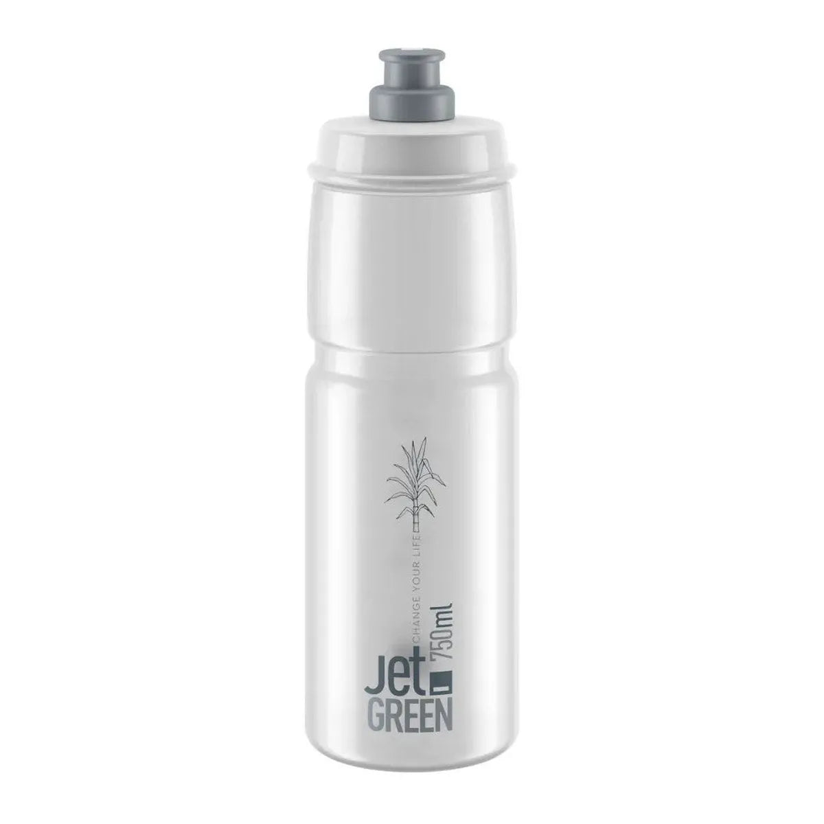 ELITE JET SUGAR CANE BIDON 750ML - CLEAR/GREY