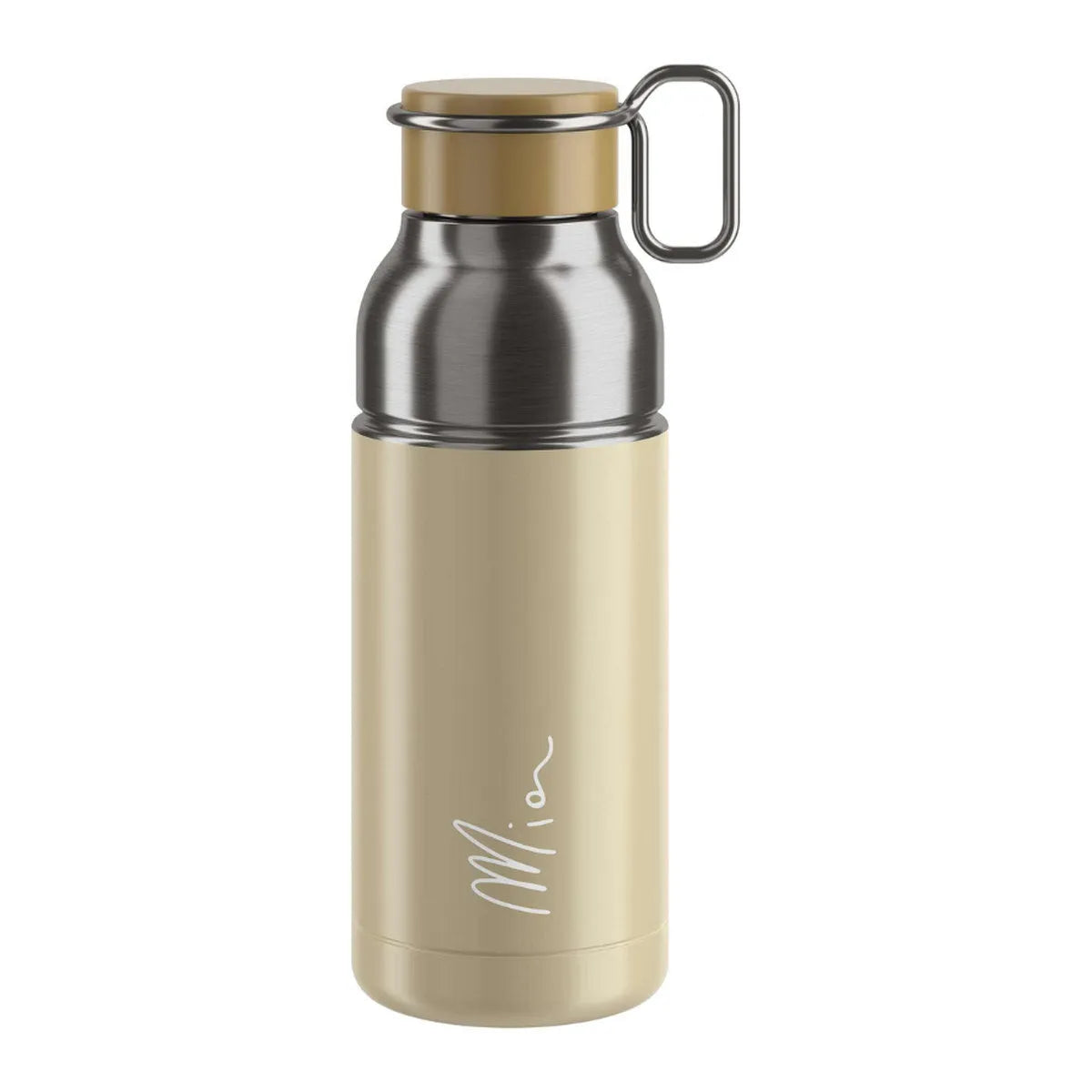 ELITE MIA INOX BOTTLE BIDON 650ML - BEIGE/SILVER