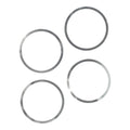 ELVEDES Center lock shims 0.1mm - Silver