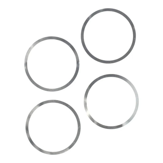 ELVEDES Center lock shims 0.1mm - Silver